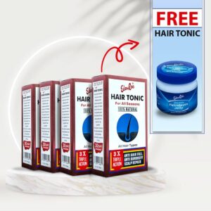 Free Petroleum Jelly On Pack of 4 Hair Tonic (185gm)